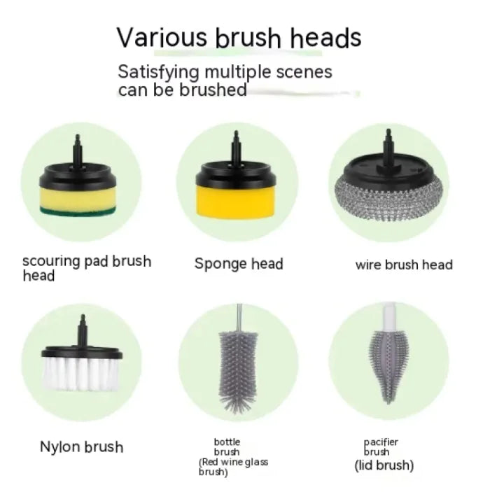 Electric Cleaning Pad Brush
