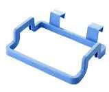 Kitchen Door Trash Bag Holder and Cloth Hanger Rack