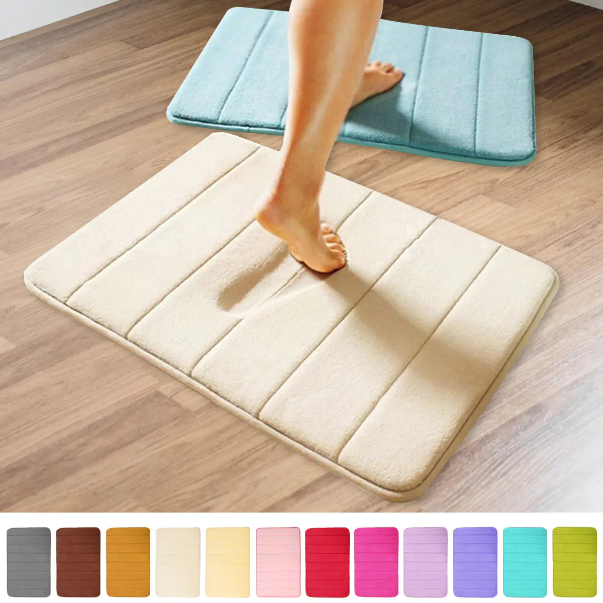 Anti-Slip Memory Foam Mat