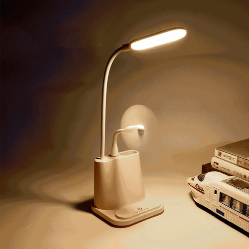 Creative LED Desk Lamp with Phone Charging & Holder